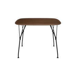 Viscount Of Wood Square Walnut | Dining tables | Kartell