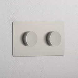 Doppio 2x Interruttore Dimmer | Dimmer switches | Corston Architectural Detail