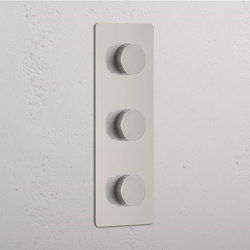 Regulador de luz x3 vertical (marco triple) | Dimmer switches | Corston Architectural Detail