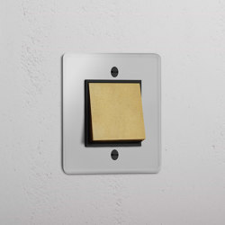 Single Rocker Switch | Wippschalter | Corston Architectural Detail