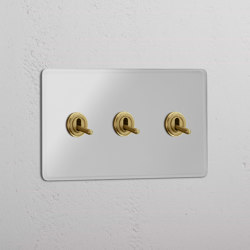 Double 3x Toggle Switch | Toggle switches | Corston Architectural Detail