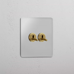 Single 2x Toggle Switch | Toggle switches | Corston Architectural Detail