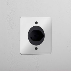 Single Swiss Module Round | Sockets | Corston Architectural Detail