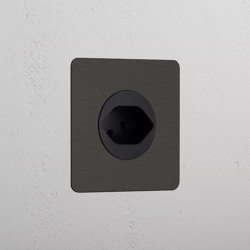 Single Swiss Module Round | Swiss sockets | Corston Architectural Detail