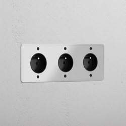 Triple 3x French Power Module Round |  | Corston Architectural Detail