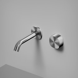 Super | Progressive wall mixer with 150mm spout | Wash basin taps | Quadrodesign