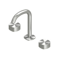 Super | Grifo de repisa de 3 orificios con caño giratorio | Bath taps | Quadrodesign