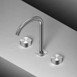 Super | 3-hole deck-mounted tap with swivel spout | Rubinetteria vasche | Quadrodesign