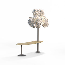 Seamless Table Bow w Tree | Standing tables | Green Furniture Concept