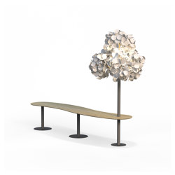 Seamless Table Wave w Tree | Standing tables | Green Furniture Concept