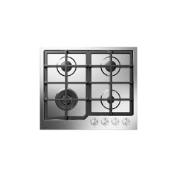 Professional Plus | 60 cm stainless steel gas hob 4 burners | Piani cottura | ILVE