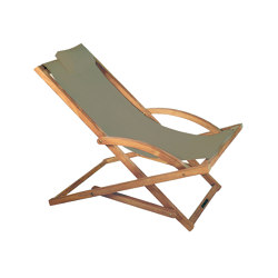 Beacher 65 folding relax chair | Lettini giardino | Royal Botania