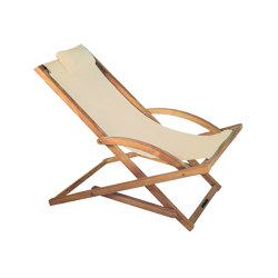 Beacher 65 folding relax chair | Lettini giardino | Royal Botania