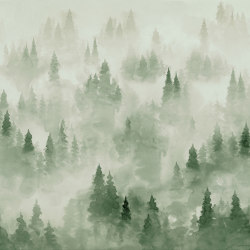 Hidden Wilds Green | Wall coverings / wallpapers | k'moor