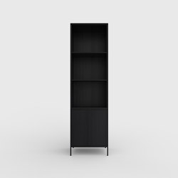 Yale cabinet Oak Black | Armoires | Kluskens Meubelcreaties