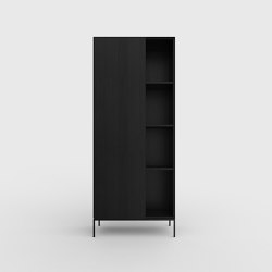 Yale Schrank Eiche Schwarz | Cabinets | Kluskens Meubelcreaties