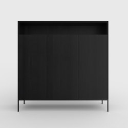 Yale cabinet Oak Black | Cabinets | Kluskens Meubelcreaties