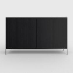 Yale cabinet Oak Black | Cabinets | Kluskens Meubelcreaties