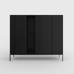 Yale cabinet Oak Black | Cabinets | Kluskens Meubelcreaties