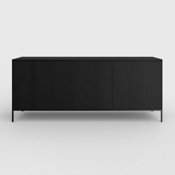 Yale sideboard Oak Black | Aparadores | Kluskens Meubelcreaties