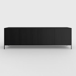 Yale sideboard Oak Black | Aparadores | Kluskens Meubelcreaties