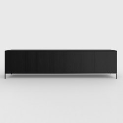 Yale Sideboard Eiche Schwarz | Sideboards | Kluskens Meubelcreaties