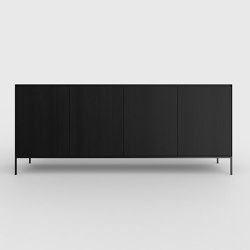 Yale Sideboard Eiche Schwarz | Sideboards | Kluskens Meubelcreaties