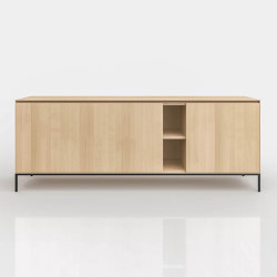 Yale sideboard Oak natural | Aparadores | Kluskens Meubelcreaties