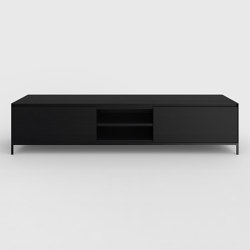 Yale TV Sideboard Eiche Schwarz | Sideboards | Kluskens Meubelcreaties