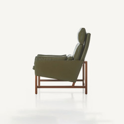 Wood Frame Lounge Chairs | Poltrone | BassamFellows