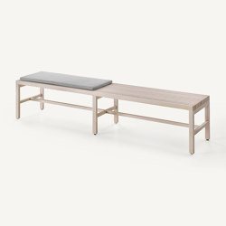 Slat Bench | without armrests | BassamFellows