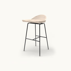 Spindle Low Back Stools | Bar stools | BassamFellows