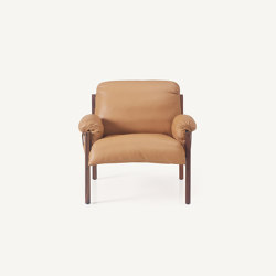 Sling Club Chair and Ottoman | Armchairs | BassamFellows