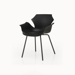 Petal Chair Metal Base | Stühle | BassamFellows