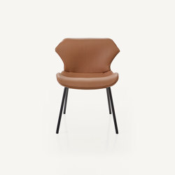 Petal Lounge Chair Metal Base | Sillones | BassamFellows