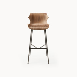 Petal Stool Metal Base | Bar stools | BassamFellows