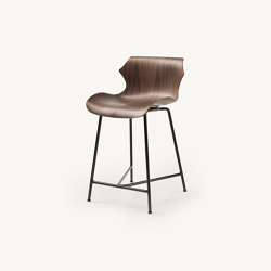 Petal Stools Metal Base | Taburetes de bar | BassamFellows