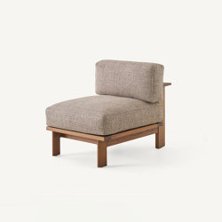 Rail Lounge Chair and Ottoman | Poltrone | BassamFellows