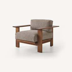 Rail Lounge Chairs and Ottoman | Armchairs | BassamFellows