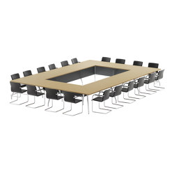 A 1750 Square | Contract tables | Gebrüder T 1819