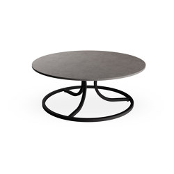 Collier Round Coffe Table whit porcelain stoneware | 1356+1341 | Tables basses | EMU Group