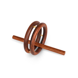 Abdominal Roller in American Walnut | Fitness equipment | kenko 