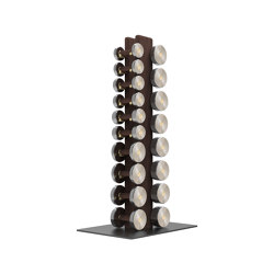 TOWER Dumbbell Rack in American Walnut | Attrezzi fitness | kenko