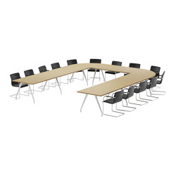 A 1750 U-Shape round | Contract tables | Thonet