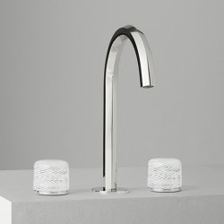 Venezia by Venini | Batería lavabo 3 elementos | Wash basin taps | Fantini