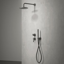 Torino | Monomando ducha empotrado - Rociador lluvia - Brazo ducha - Conjunto de ducha | Shower controls | Fantini