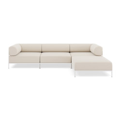 Noah 3-Seater Sofa with Chaise wide | Canapés | Noah Living