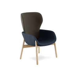 Peb wooden legs high back | Armchairs | Infiniti