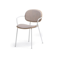 Tondina 4 legs with arms | Chaises | Infiniti