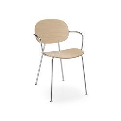 Tondina 4 legs with arms | Chaises | Infiniti